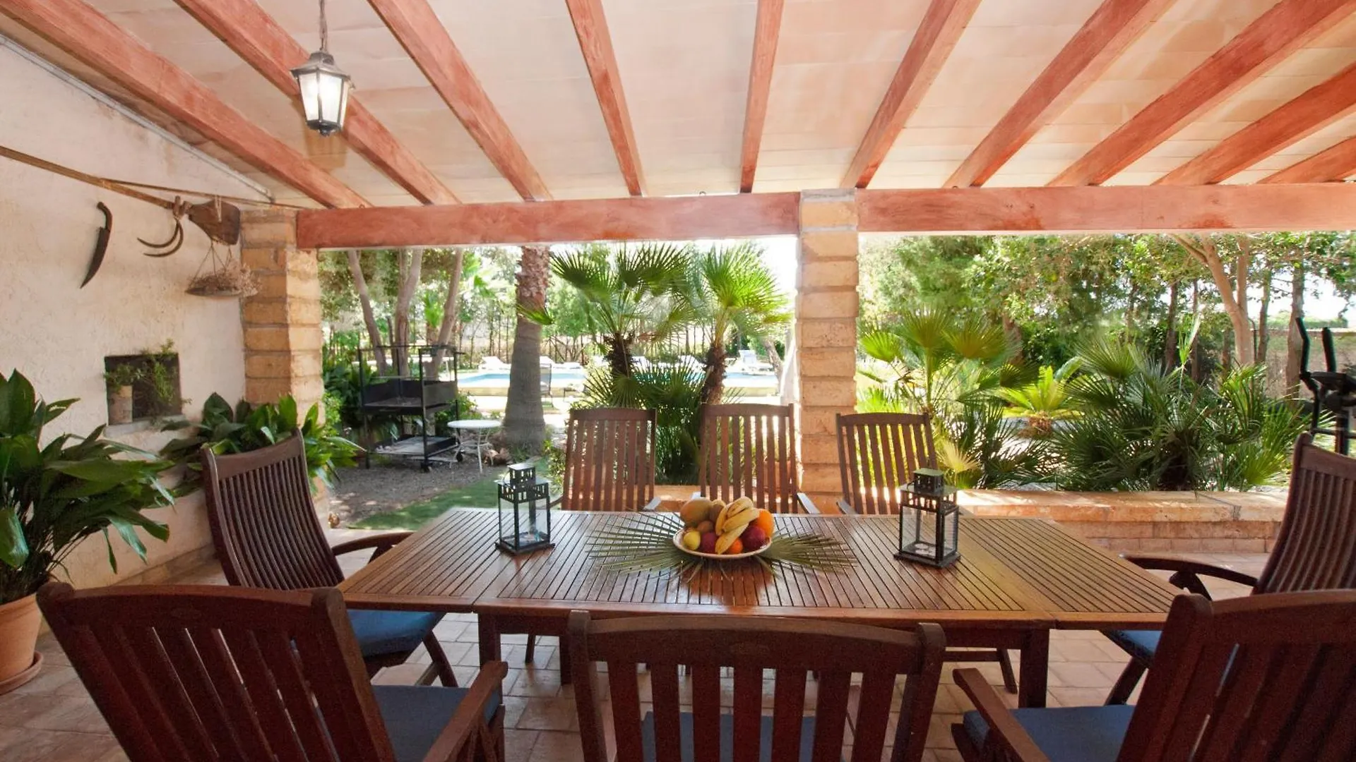 Mallorquinische Villa Mit Garten Und Pool Sa Pobla Spanyolország